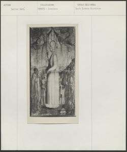Venezia, Gallerie dell'Accademia, Gentile Bellini, Beato Lorenzo Giustinani tra due religiosi e angeli
