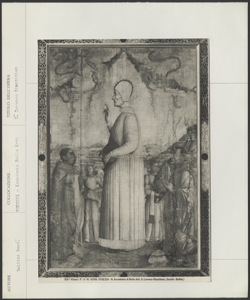 Venezia, Gallerie dell'Accademia, Gentile Bellini, Beato Lorenzo Giustinani tra due religiosi e angeli
