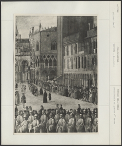 Venezia, Gallerie dell'Accademia, Gentile Bellini, Processione della reliquia della croce in piazza S. Marco
