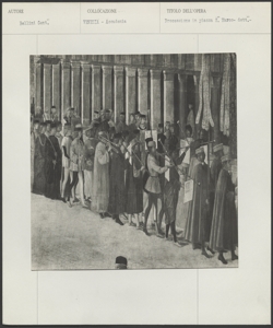 Venezia, Gallerie dell'Accademia, Gentile Bellini, Processione della reliquia della croce in piazza S. Marco