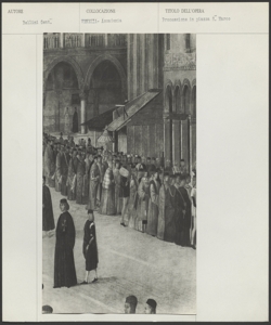Venezia, Gallerie dell'Accademia, Gentile Bellini, Processione della reliquia della croce in piazza S. Marco