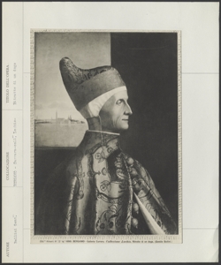 Bergamo, Accademia Carrara , Anonimo veneto sec. XVI, Ritratto del Doge Leonardo Loredan