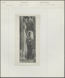 Venezia, Museo Diocesano d'Arte Sacra S. Apollonia, Gentile Bellini, Anta d'organo: S. Marco Evangelista