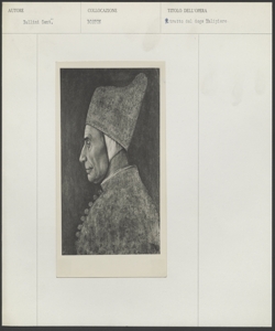 Boston, Museum of Fine Arts, Gentile Bellini, Ritratto del doge Pasquale Malipiero