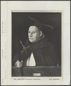 Londra, National Gallery, Giovanni Bellini, Ritratto di domenicano