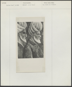 The Art Institute of Chicago, Chicago (IL) (Illinois, Stati Uniti d'America), Gentile Bellini, Due orientali
