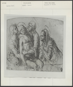 Parigi, Museo del Louvre, Giovanni Bellini, Disegno: compianto di Cristo