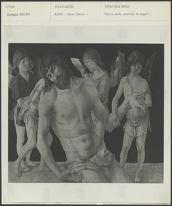 Rimini, Museo della città, Giovanni Bellini, Cristo morto sorretto da angeli