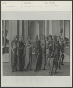 Firenze, Collezione Contini Bonacossi, Giovanni Bellini, Sposalizio della Vergine