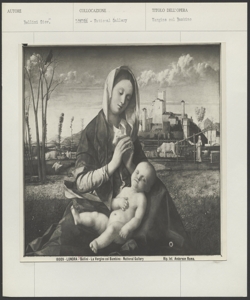 Londra, National Gallery, Giovanni Bellini, Madonna con il Bambino