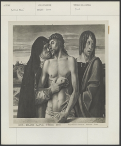 Milano, Pinacoteca di Brera, Giovanni Bellini, Pietà