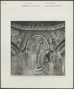 Abbazia di Chiaravalle (Milano), tiburio - Stefano fiorentino - Storie della Vergine post Resurrectionem - Glorificazione della Vergine