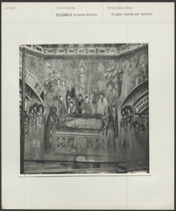 Abbazia di Chiaravalle (Milano), tiburio - Stefano fiorentino - Storie della Vergine post Resurrectionem - Deposizione della Vergine nel sepolcro
