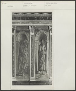 Bologna, Chiesa di san Petronio, Cappella di san Sebastiano - Lorenzo Costa, san Filippo e san Tommaso