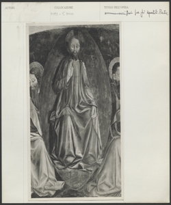 Chiesa dei SS. Primo e Feliciano, Pavia - Maestro di San Primo - Cristo e gli Apostoli e le anime del Purgatorio (dett.)