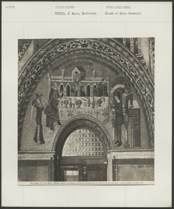 Basilica di S. Marco, Venezia - Anonimo veneziano sec. XIV - Salomè consegna a Erode la testa di san Giovanni Battista