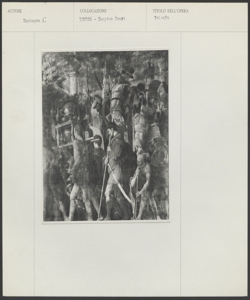 Londra, Hampton Court Palace, Royal Collection, Richmond, Andrea Mantegna, Trionfo di Cesare: i portatori di vasi