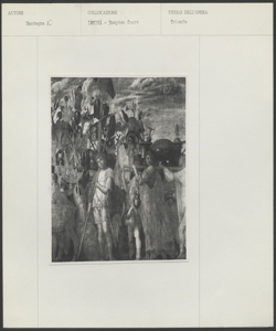 Londra, Hampton Court Palace, Royal Collection, Richmond, Andrea Mantegna, Trionfo di Cesare: i portatori di vasi