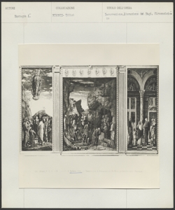 Firenze, Galleria degli Uffizi, Andrea Mantegna, Trittico degli Uffizi: Resurrezione, Adorazione dei Magi, Circoncisione