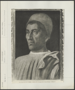 Firenze, Galleria degli Uffizi, Andrea Mantegna, Ritratto del cardinale Carlo de' Medici