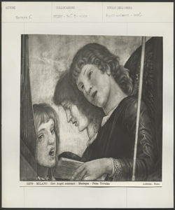 Milano, Pinacoteca, Castello Sforzesco, Andrea Mantegna, Pala d'Altare: dettaglio angeli