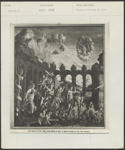 Parigi, Museo del Louvre, Andrea Mantegna, Trionfo della Virtù (o Minerva scaccia i Vizi dal giardino della Virtù)
