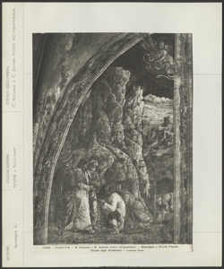 Padova, Chiesa degli Eremitani//Chiesa dei SS. Filippo e Giacomo, Cappella Ovetari, Andrea Mantegna, Vocazione di san Giacomo Maggiore e san Giovanni Evangelista