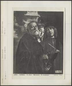 Venezia, Gallerie dell'Accademia, Buonconsiglio Giovanni, San Benedetto, santa Tecla e san Cosma