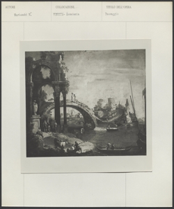 Venezia, Gallerie dell'Accademia, Marieschi Michele, Capriccio con rovine classiche e ponte