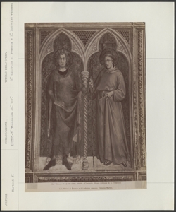 Assisi, Basilica di San Francesco, parte inferiore, Martini Simone, San Luigi IX e san Ludovico di Tolosa