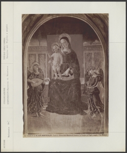 Montefalco, Pinacoteca, Melazio Francesco, Vergine col Figlio e angeli
