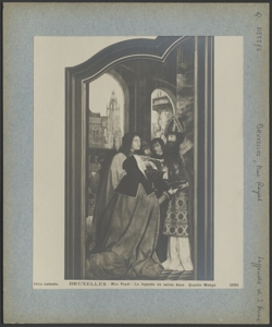 Bruxelles, Mus Royal , Quinten Metsys, Leggende di S. Anna