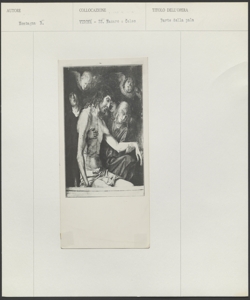 Verona, Chiesa dei Santi Nazaro e Celso, Cincani Bartolomeo, Polittico: Cristo in pietà e angeli
