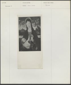 Verona, Museo di Castelvecchio, Cincani Bartolomeo, Madonna con Bambino