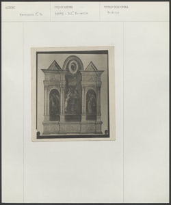 Padova, Museo Diocesano, Jacopo da Montagnana, Trittico: Annunciazione, San Michele Arcangelo, San Raffaele Arcangelo