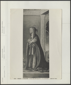 Venezia, Gallerie dell'Accademia, Jacopo da Montagnana, Madonna Annunciata