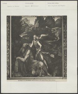 Brescia, Chiesa di S. Giovanni Evangelista, Bonvicino Alessandro, Apparizione dell'angelo ad Elia