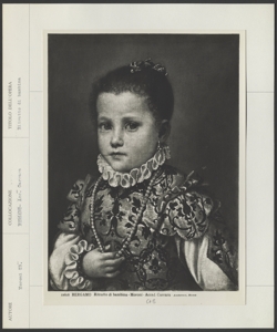 Bergamo, Accademia Carrara, Moroni Giovan Battista, Ritratto di bambina della famiglia Redetti