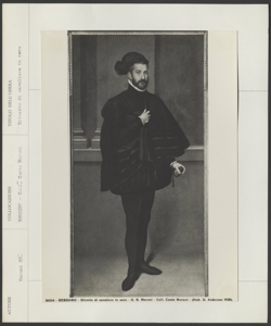 Bergamo, Collezione Conte Moroni, Moroni Giovan Battista, Ritratto di cavaliere in nero