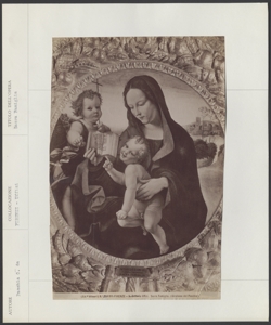 Firenze, Galleria dell'Accademia, Girolamo del Pacchia, Madonna con Bambino e San Giovannino