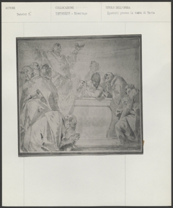 Leningrado, Hermitage, Petrini Giuseppe, Apostoli presso la tomba di Maria