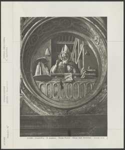 Padova, Chiesa degli Eremitani, Nicolò Pizzolo, Sant'Agostino