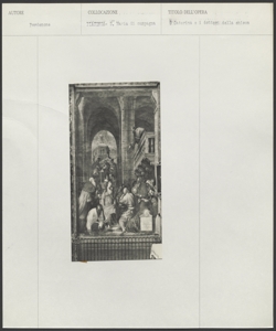 Piacenza, Chiesa di Maria di campagna, Pordenone, Santa Caterina e i dottori della chiesa