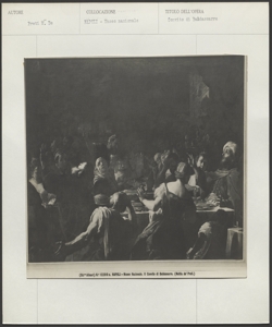 Napoli, Museo nazionale di Capodimonte, Mattia Preti, Convito di Baldassarre