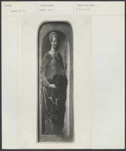 Parigi, Museo del Louvre, Ercole de' Roberti, Sant'Apollinare