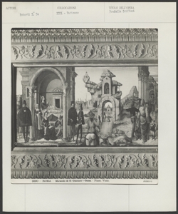 Roma, Pinacoteca Vaticana, Ercole de' Roberti, Predella del Polittico Griffoni