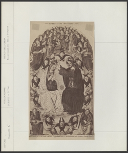 Firenze, Galleria dell'Accademia, Anonimo fiorentino del XV secolo, Incoronazione della Vergine