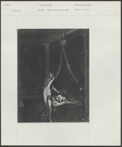Kassel, Gemaldegalerie Alte Meister, Museum Schloss Wilhelmshohe, Meldolla Andrea, Psiche spia Cupido dormiente