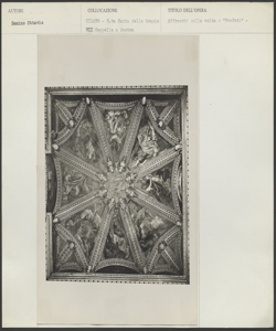 Milano, Chiesa di Santa Maria delle Grazie, Cappella a destra, Semino Ottavio, Affreschi sulla volta raffiguranti i profeti e le sibille
