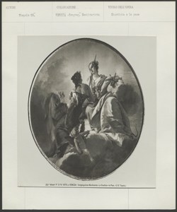 Venezia, Chiesa di S. Lazzaro degli Armeni, Giovanni Battista Tiepolo, Allegoria della Giustizia e della Pace